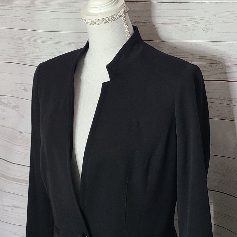Whbm Back Notch Collar Single Button Blazer - image 4